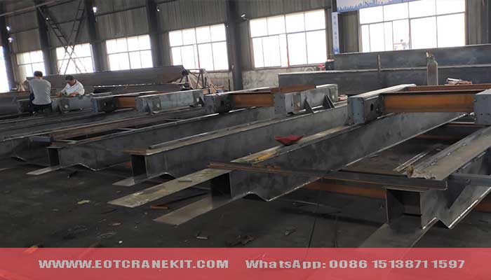 Main girder of overhead crane under construction for sale Yemen