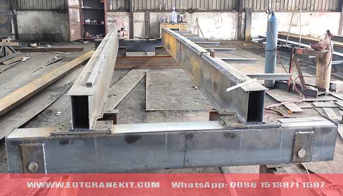 Main strucure of 11 sets of overhead travelling crane for sale Yemen 3 ton, 5 ton, 7 ton, 10 ton  Main strucure of 11 sets of overhead travelling crane for sale Yemen 3 ton, 5 ton, 7 ton, 10 ton