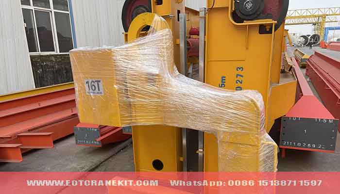 Double girder overhead travelling crane 16 ton for sale Philippines 