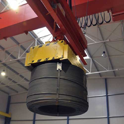 Steel Coil Handling Magnetic Overhead Cranes for all Types of Coils 