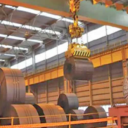 Steel Coil Roll Magnetic Overhead Crane for Steel Warehouse 50 Ton