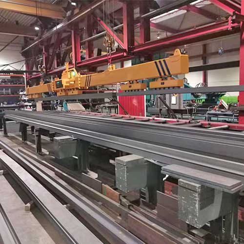 Electromagnet Beam Overhead Crane for Steel Profiles Beam Handling