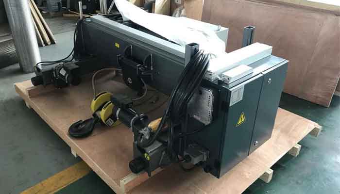 European style electric wire rope hoist for gantry crane as the lifting system  European style electric wire rope hoist for gantry crane as the lifting system