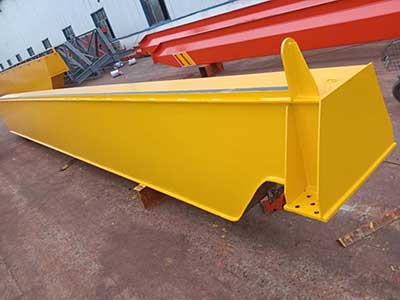 Main girder of 20 ton /5 ton double girder top running overhead crane for sale Uzbekistan