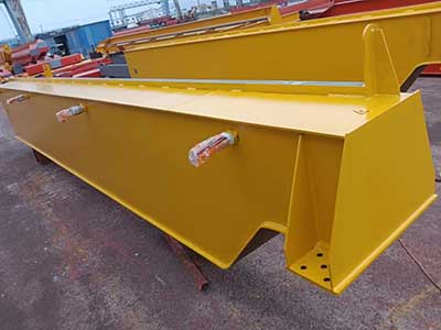 Main girder of 20 ton /5 ton double girder bridge crane for sale Uzbekistan