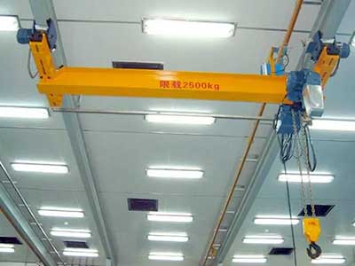 Custom under slung bridge crane can be up to 10 ton 