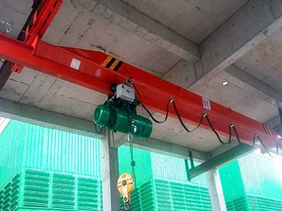 5 ton under slung bridge crane