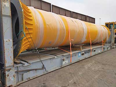 360 ° rotating 15 ton pillar jib crane loading for delivery to Morocco