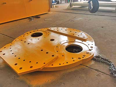 Rotating plate of the slewing jib crane 15 ton  Rotating plate of the slewing jib crane 15 ton