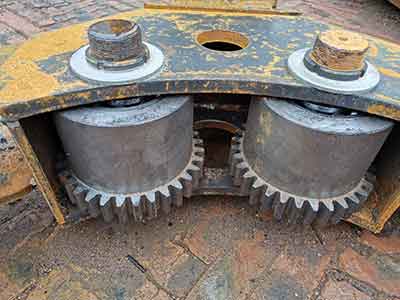 Turning mechanism of freestanding jib crane for Australian client's workshop 