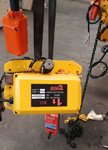 1 ton electric hoist and pendant control for sale Serbia