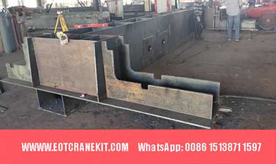 Steel structrue production of electric crane open winch 