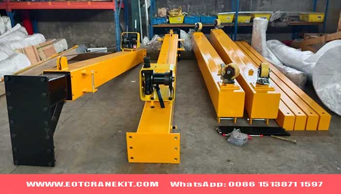 Steel structure and supporting legs of 5 ton gantry crane for sale Kuwait