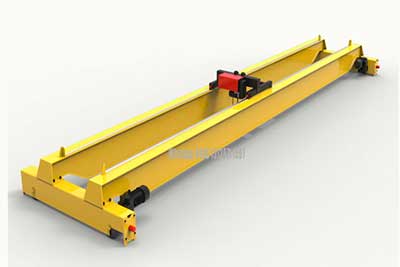 Double girder bridge crane for sale with top running crane design