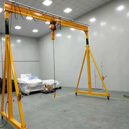5 Ton Telescoping Gantry Crane for Loading Mold to Truck Kuwait 