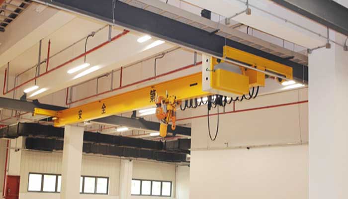 Ceiling mounted or roof suspension underhung single girder overhead crane with electric chain hoist  Ceiling mounted or roof suspension underhung single girder overhead crane with electric chain hoist
