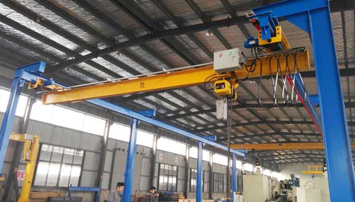 1 ton electric chain hoist underhung crane with free standing crane design 1 ton electric chain hoist underhung crane with free standing crane design