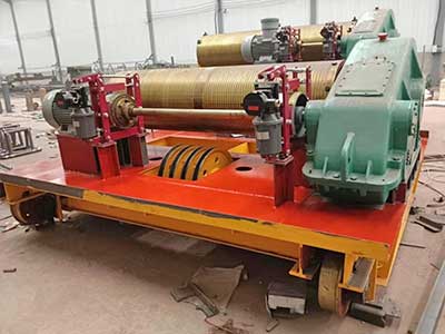 40 ton open winch for explosion proof double girder overhead crane for sale Middle East