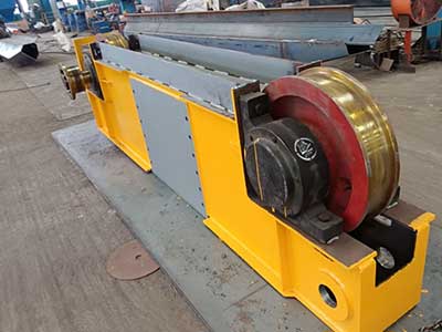 End carriages of 85 ton overhead crane, double girder crane design for sale Middle East