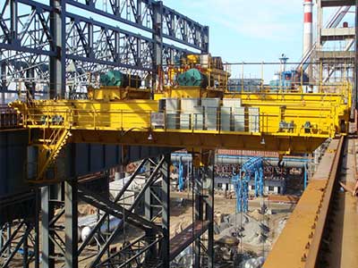 Electric overhead crane for power plant
