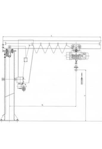 1 ton electric motorized jib crane drawing 1 ton electric motorized jib crane drawing