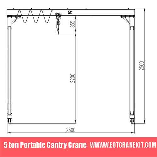 Portable Gantry Crane 5 Ton, Aluminum Gantry Crane & Steel Gantry