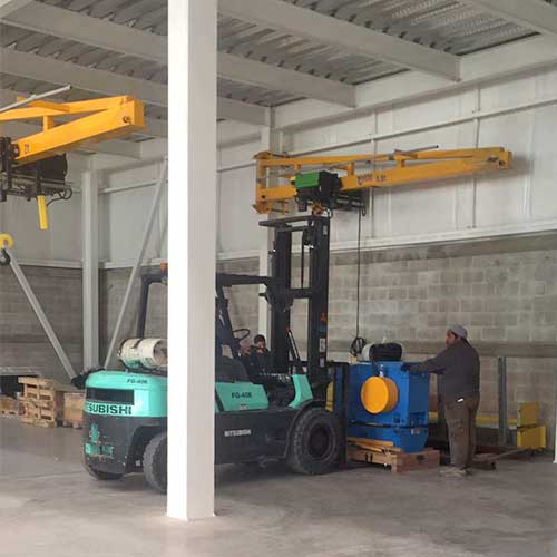 2 Ton Wall Mounted Jib Crane for Sale Mexico, 2 Ton Wall Jib Crane