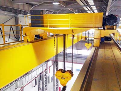 Parmeters of NLH Double Girder Overehead Cranes Load capacity: 5-80 tons