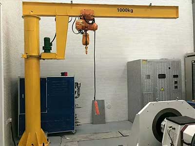 Floor-mounted Electric Jib Crane