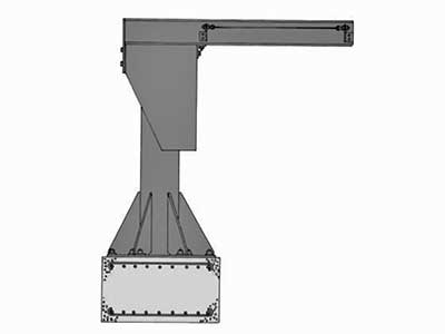 Foundation Mounted floor mounted jib crane