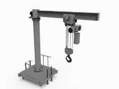 Portable Jib Crane 2 Ton