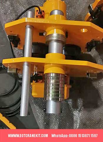 Electric chain hoist travelling trolley for portable a frame crane 10 ton  Electric chain hoist travelling trolley for portable a frame crane 10 ton