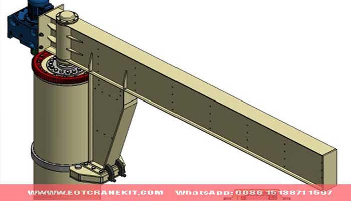 Electric Jib Hoist 5 Ton & I Beam Jib Crane Kit for Sale Peru