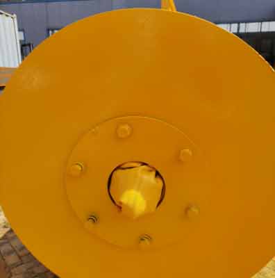 3200kg column jib crane base plate 