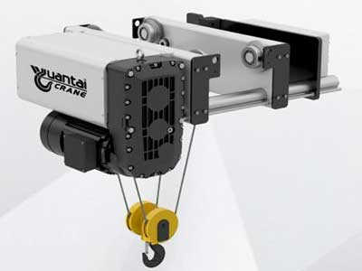 European style wire rope electric hoist for single girder bridge crane