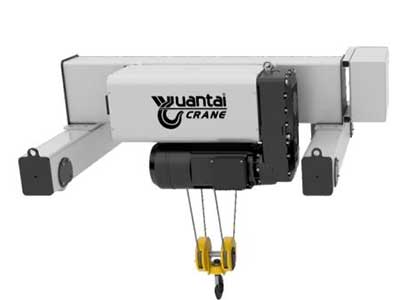 European style wire rope electric hoist for double girder bridge crane