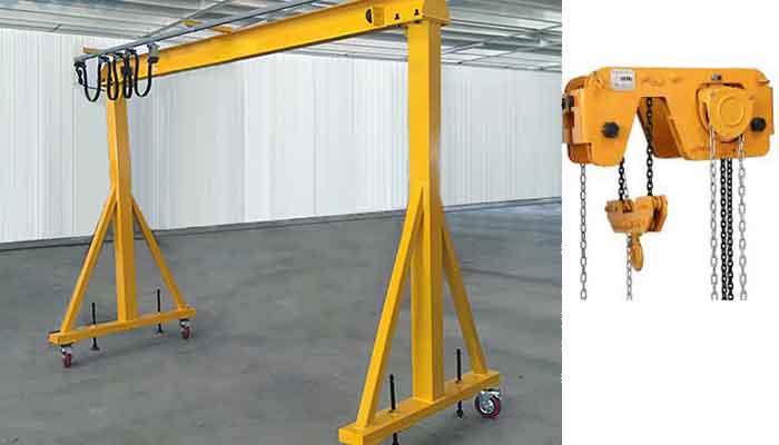 500kg mobile overhead crane for Saudi Arabia