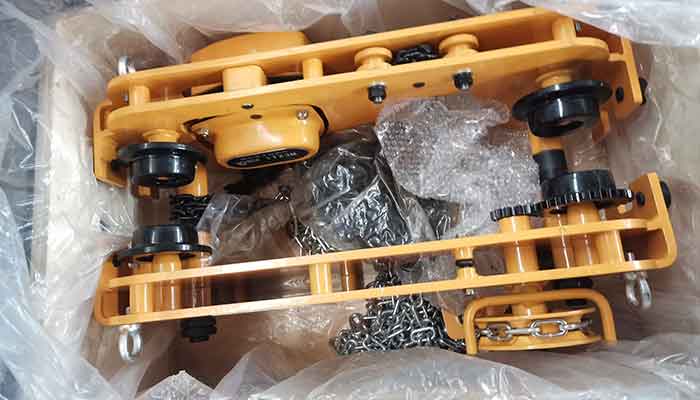 Manual chain hoist for mobile overhead crane for sale Saudi Arabia Manual chain hoist for mobile overhead crane for sale Saudi Arabia