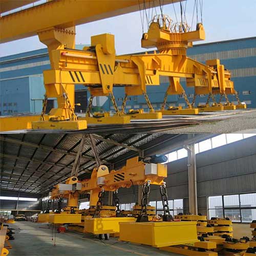 Telescopic Magnetic Beam Overhead Crane for Steel Plate Handling