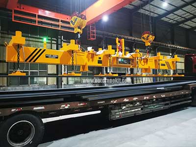 Overhead crane for indoor plate handling Overhead crane for indoor plate handling