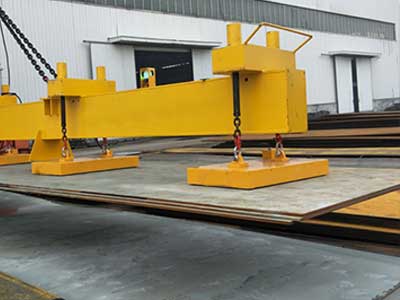 For multiple steel plates handling magnetic gantry crane
