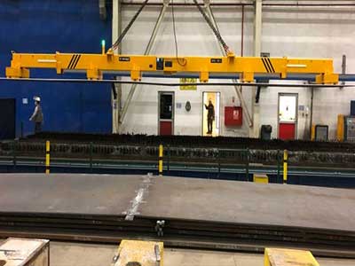 Thin steel plate handling eot crane Thin steel plate handling eot crane