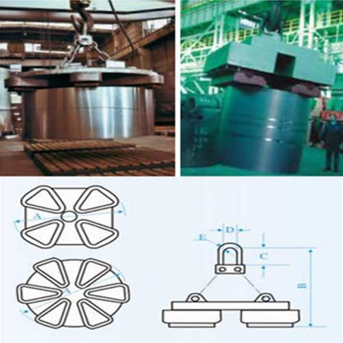 Lifting Electromagnet for Lifting Steel Coil Vertically