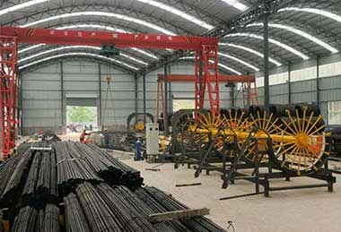 Indoor use single girder gantry crane for rebar bundles handling  Indoor use single girder gantry crane for rebar bundles handling