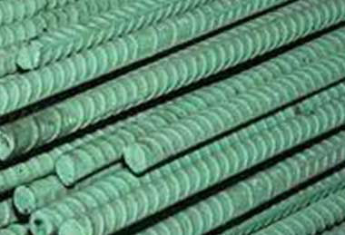 How should epoxy-coated rebar be handled and stored?