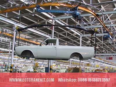 Monorail cranes for automobile industry 