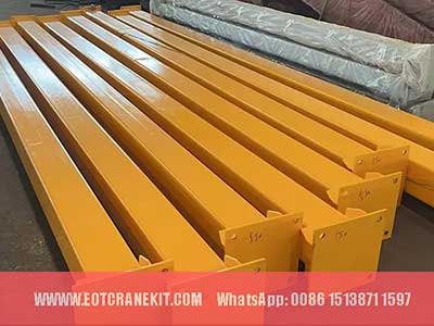 Supporting structure of freestanding workstation bridge crane 