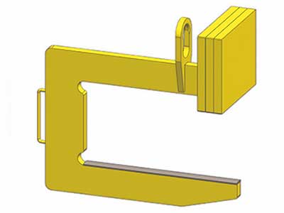 Close Stacking C-hook for Narrow Aisles Close Stacking C-hook for Narrow Aisles