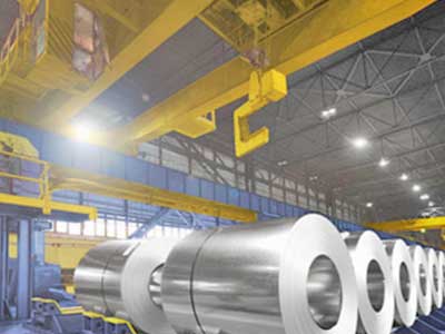 Overhead crane for steel coil handling Overhead crane for steel coil handling