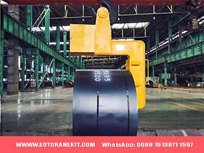 C hook overhead crane -customized overhead steel coil lifting equipment 